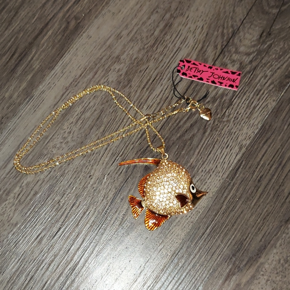 Golden Fish Necklace